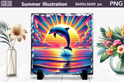 Summer Tropical Illustration PNG | Ocean Bundle Product Image 9