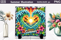 Summer Tropical Illustration PNG | Ocean Bundle Product Image 10