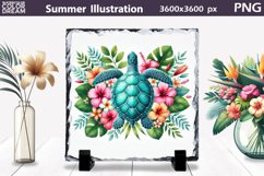 Summer Tropical Illustration PNG | Ocean Bundle Product Image 12