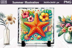 Summer Tropical Illustration PNG | Ocean Bundle Product Image 14