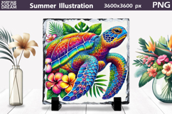 Summer Tropical Illustration PNG | Ocean Bundle Product Image 16