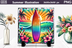 Summer Tropical Illustration PNG | Ocean Bundle Product Image 21