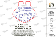 Summer Keychains Bundle Laser Cut. Summer Keyring SVG Product Image 5