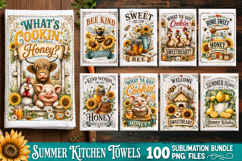 Summer Kitchen Towel Sublimation PNG Bundle 100 Designs Product Image 12