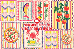 Summer La Dolce Vita Food Clipart Product Image 1