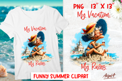 Summer vacation wine tumbler design Bundle Funny lady, quote Product Image 7
