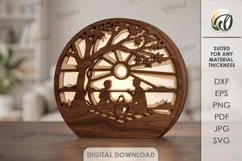 3D Summer Led Decors Bundle Laser Cut. Lightbox SVG Product Image 10