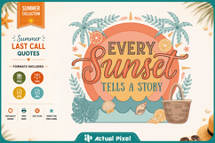 Summer Last Call SVG PNG Product Image 1