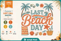 Summer Last Call SVG PNG Product Image 1