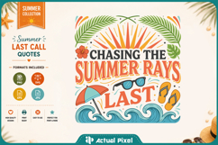 Summer Last Call SVG PNG Product Image 1