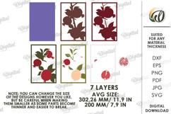 3D Summer Layered Fruit Decor. Pomegranate Wall Art Papercut Product Image 2