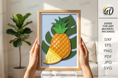 3D Summer Layered Fruit Decor Bundle. Wall Art Paper cut Product Image 13