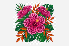 Summer Leopard Hibiscus PNG Product Image 2