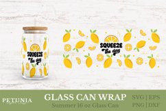 fruit glass can wrap svg being used as a 16 oz glass can wrap print