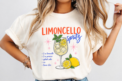 Summer Limon Cocktail Hand Drawn PNG Product Image 2