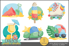 Summer Luau Clipart Bundle Product Image 7