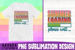 Summer Loading Please Wait Sublimation, Retro Sublimation Product Image 1