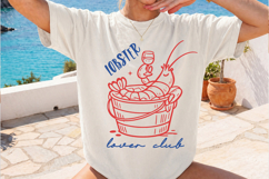 Summer Lobster Lover Club PNG, Coastal Design Product Image 2