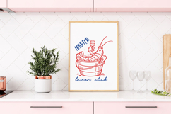 Summer Lobster Lover Club PNG, Coastal Design Product Image 3