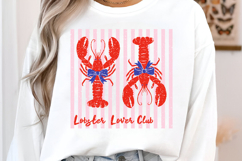 Summer Lobster Lover Club PNG, Coastal Design Product Image 2
