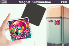 Stay Salty Flamingo Art | Summer Sublimation Product Image 1