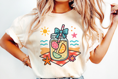 Summer Vibes Clipart, Sublimation PNG Product Image 2