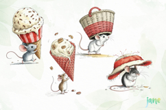 Summer Mouse Clipart Product Image 1