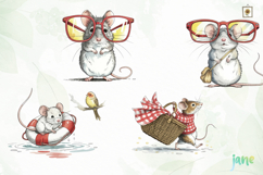 Summer Mouse Clipart Product Image 1