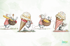 Summer Mouse Clipart Product Image 1