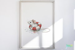 Summer Mouse Clipart Product Image 2