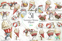 Summer Mouse Clipart Product Image 1