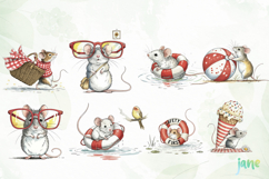 Summer Mouse Clipart Product Image 6