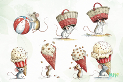 Summer Mouse Clipart Product Image 5