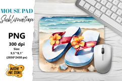 Vacation mouse pad sublimation. Summer mouse pad Product Image 1