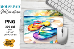 Vacation mouse pad sublimation. Summer mouse pad Product Image 1