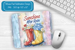 Flower Summer Mouse Pad Sublimation Farmhouse Desk Mat Product Image 1