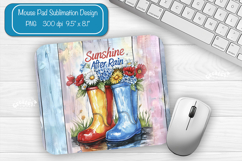 Summer Mouse Pad Sublimation Farmhouse Floral Desk Flowers Product Image 1
