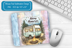 Camping Summer Mouse Pad Sublimation Farmhouse Desk Mat Product Image 1