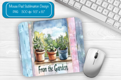Garden Summer Mouse Pad Sublimation Farmhouse Desk Mat Product Image 1