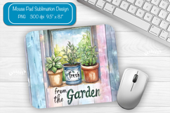 Garden Summer Mouse Pad Sublimation Farmhouse Desk Mat Product Image 1