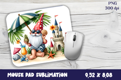 Gnome Mouse Pad. Autumn Mouse Pad Product Image 1