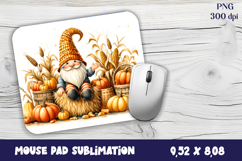 Gnome Mouse Pad. Autumn Mouse Pad Product Image 1