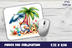 Gnome Mouse Pad. Autumn Mouse Pad Product Image 1