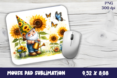 Gnome Mouse Pad. Autumn Mouse Pad Product Image 1