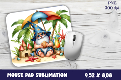Gnome Mouse Pad. Autumn Mouse Pad Product Image 1