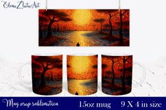 Beach mug sublimation | Summer mug design Product Image 1