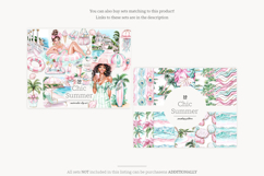 GlamArtZhanna, Summer paper, Summer pattern, Summer background, Beach paper, Beach pattern, Beach background, Pink summer paper, Pink summer pattern, Vacation paper, Vacation background, Tropical paper, Tropical pattern, Tropical background