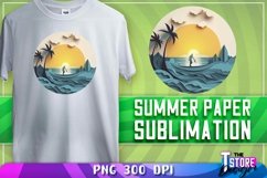 Summer Paper Sublimation | T-Shirt Design | PNG Sublimation Product Image 16
