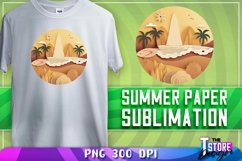 Summer Paper Sublimation | T-Shirt Design | PNG Sublimation Product Image 17