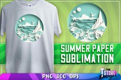Summer Paper Sublimation | T-Shirt Design | PNG Sublimation Product Image 6